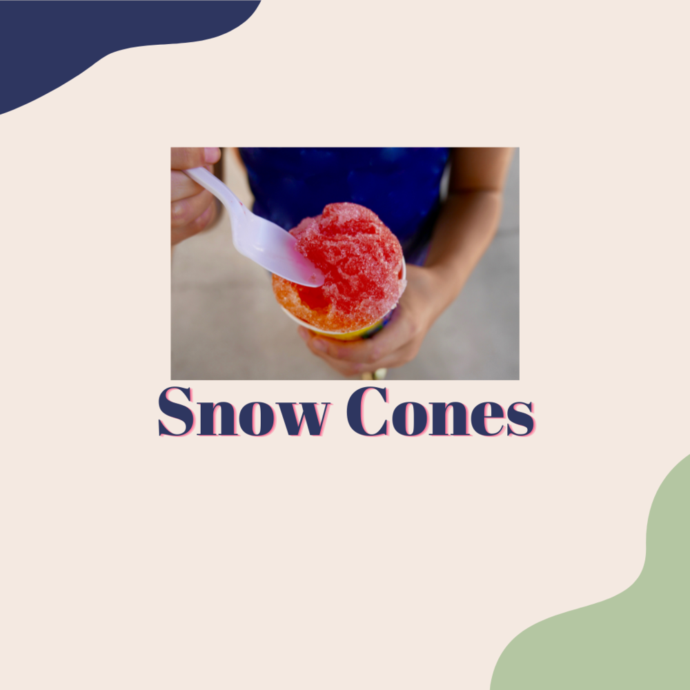 snow cones